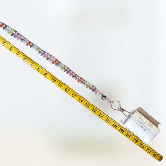 Beaded Lanyard ID holder - Picture 4 of 4